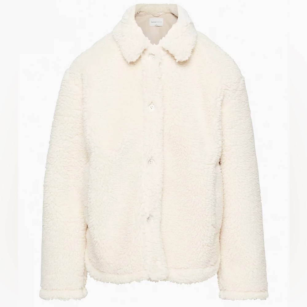 Aritzia Babaton Newsroom Sherpa Shirt Jacket - Picture 2 of 7